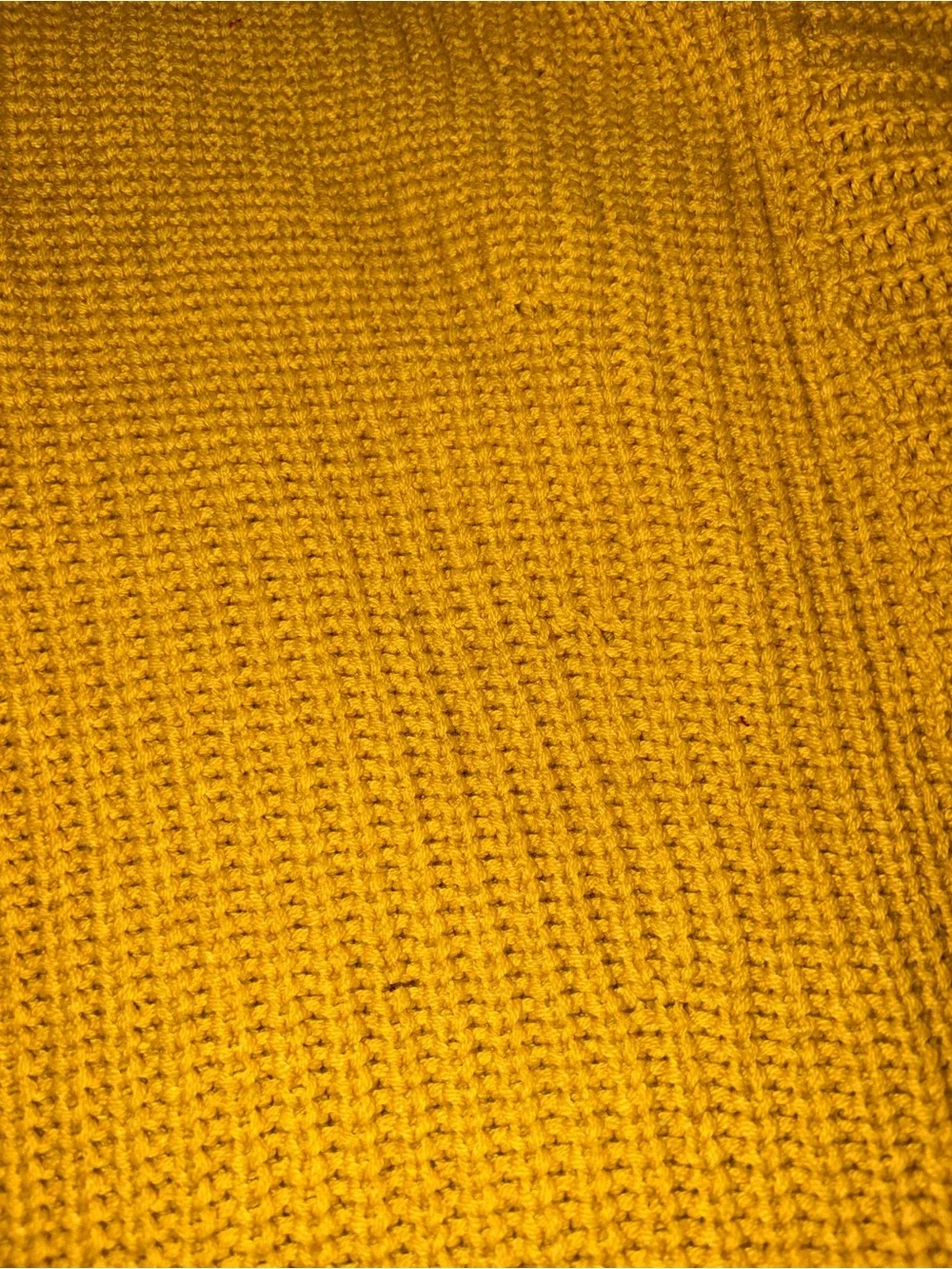 Women's Mustard Yellow Knit Sweater from Free People.